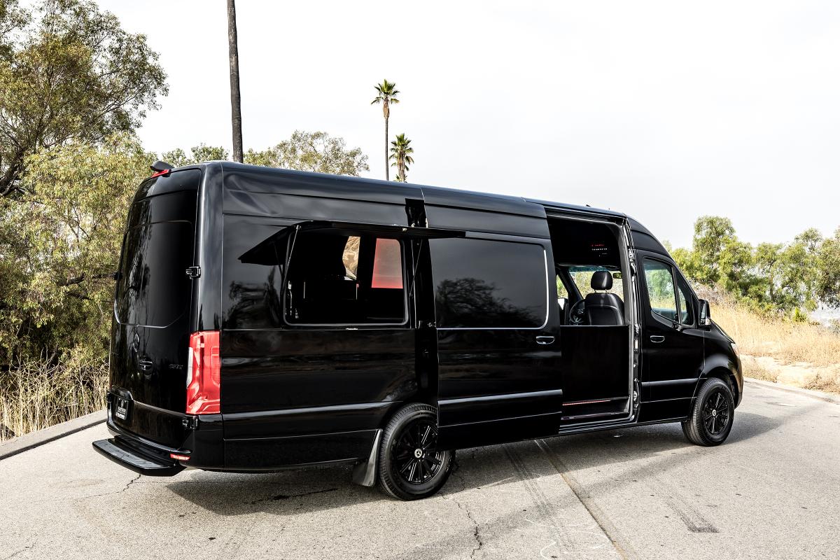 Mercedes-Benz Sprinter "Platinum Speakeasy" Rental in Los Angeles Thumbnail 