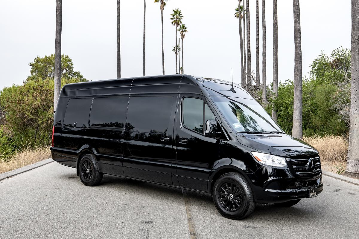 Mercedes-Benz Sprinter "Platinum Speakeasy" Rental in Los Angeles Thumbnail 
