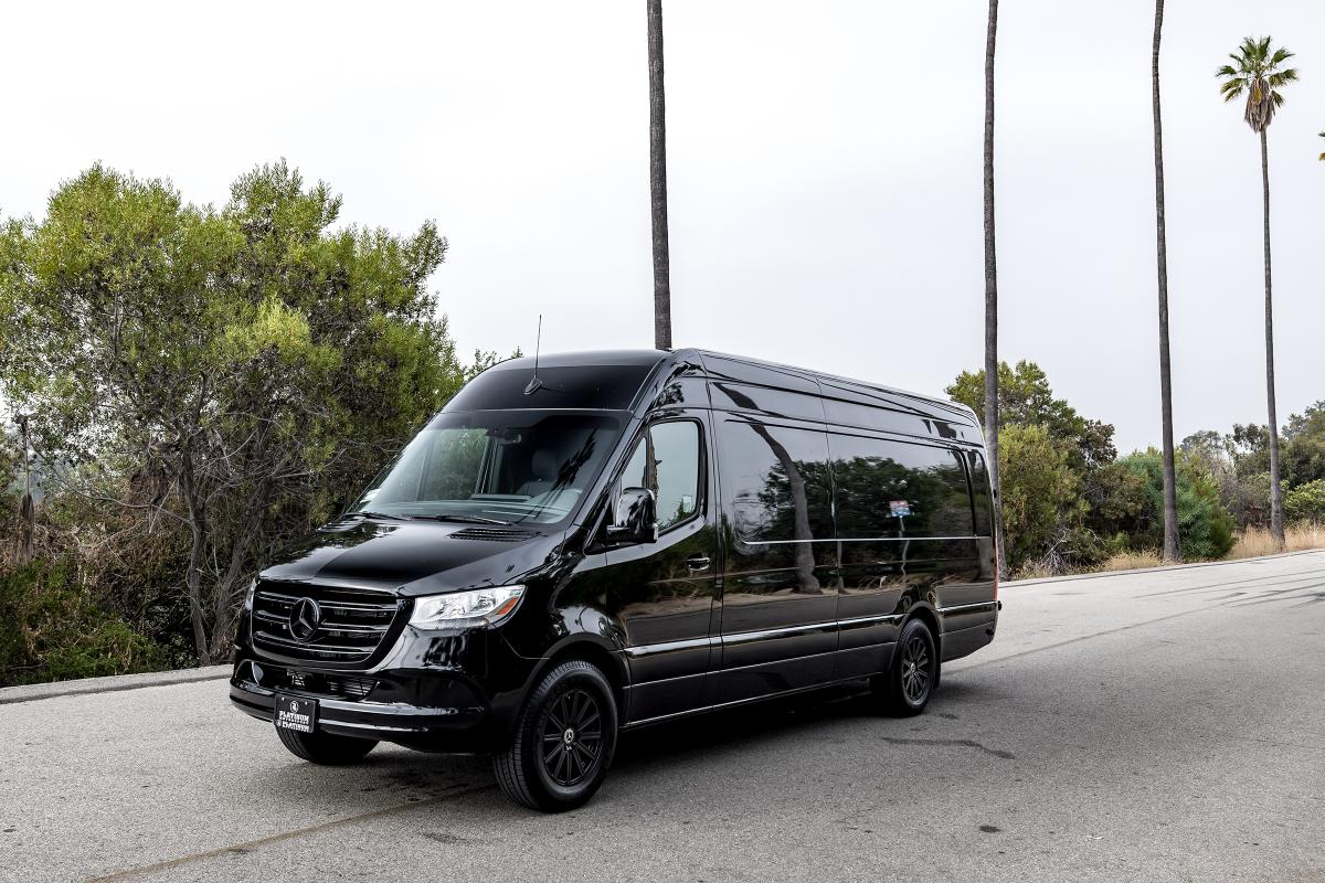 Mercedes-Benz Sprinter "Platinum Speakeasy" Rental in Los Angeles Thumbnail 