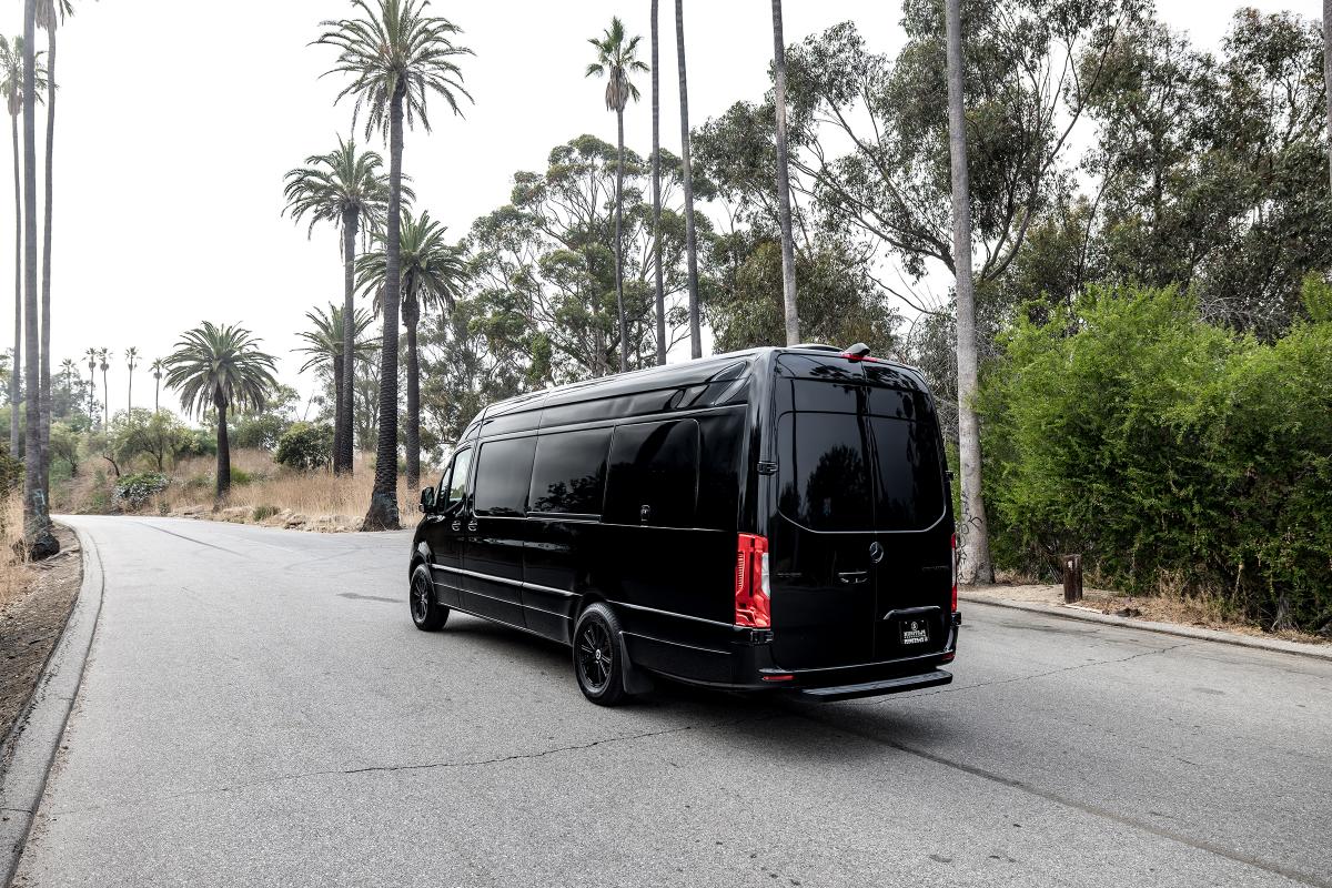 Mercedes-Benz Sprinter "Platinum Speakeasy" Rental in Los Angeles Thumbnail 