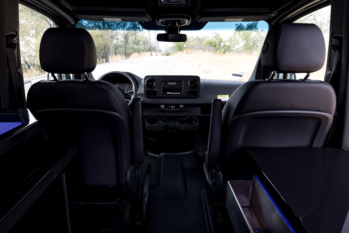 Mercedes-Benz Sprinter "Platinum Speakeasy" Rental in Los Angeles Thumbnail 