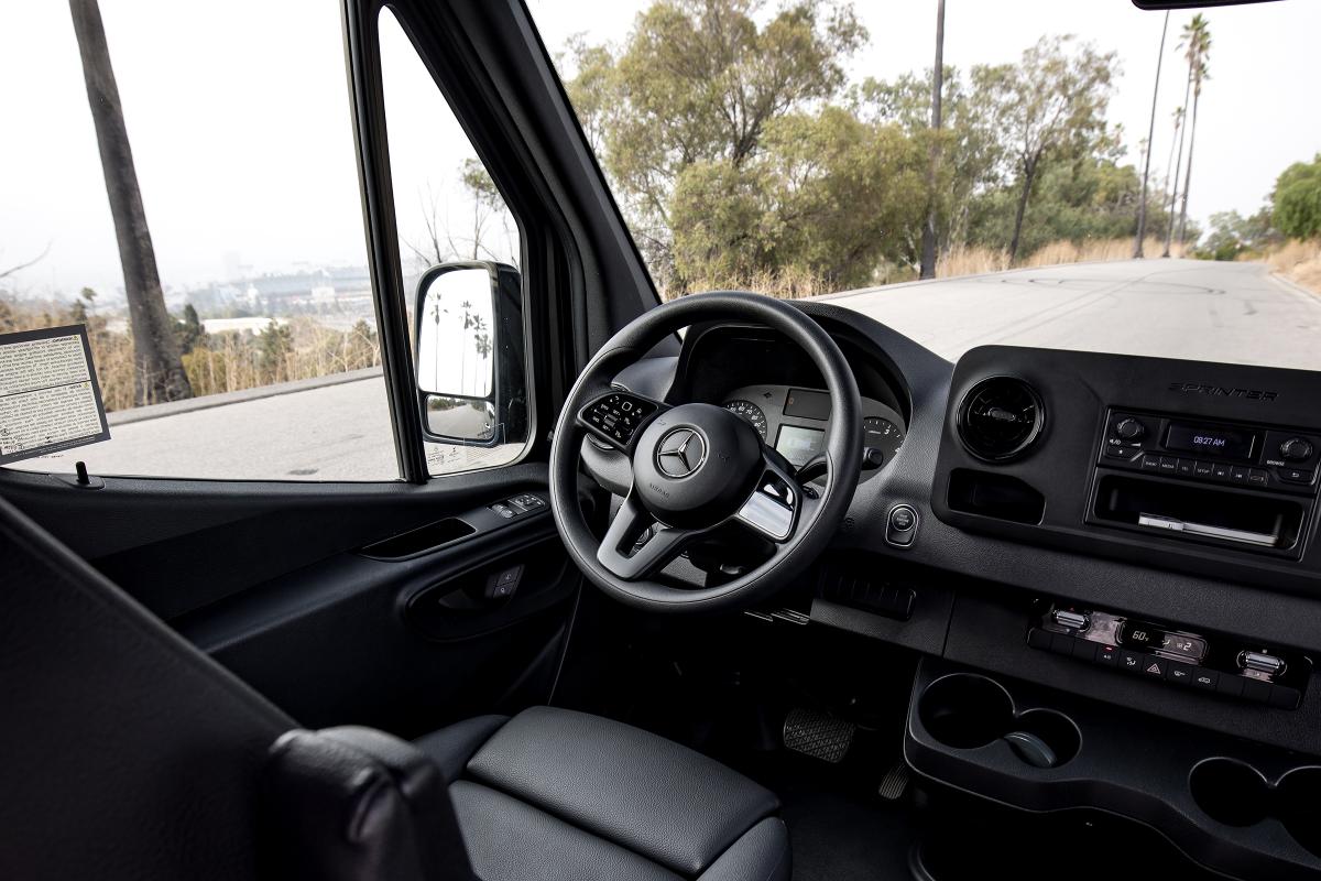 Mercedes-Benz Sprinter "Platinum Speakeasy" Rental in Los Angeles Thumbnail 