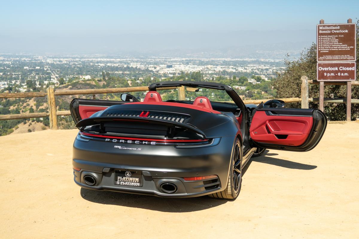 Porsche 911 Carrera S Convertible Rental in Los Angeles Thumbnail 