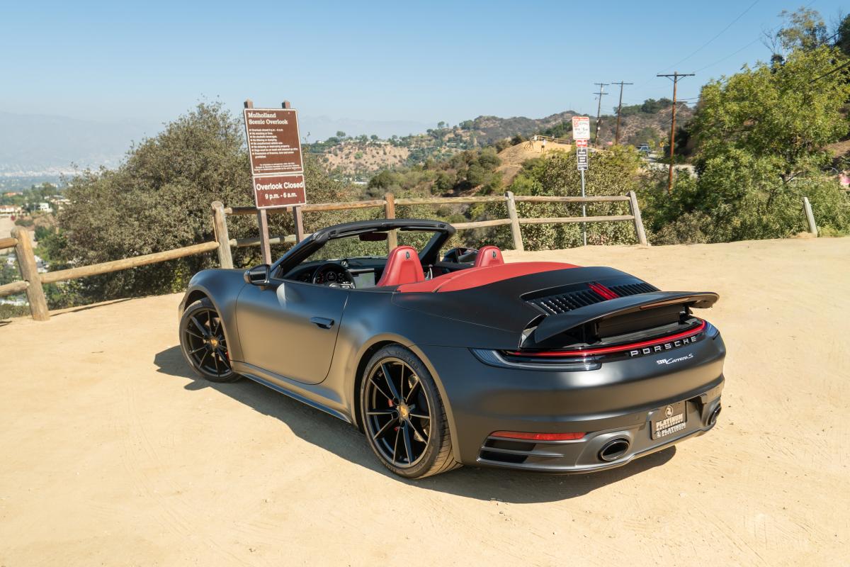 Porsche 911 Carrera S Convertible Rental in Los Angeles Thumbnail 